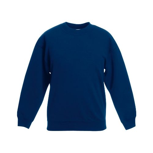 Fruit Of The Loom Kids Premium Set-In Sweatshirt Navy